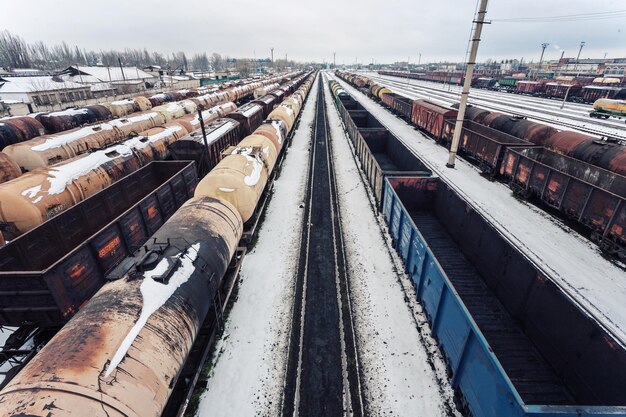 Commodity cars on rails