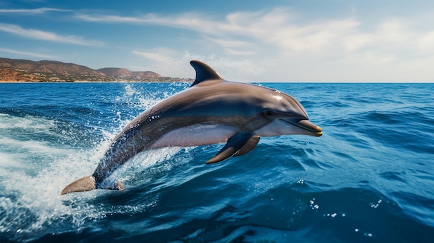 Обычный дельфин под водой в Красном море Хургада Египет