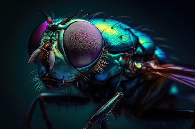 A common fly closeup