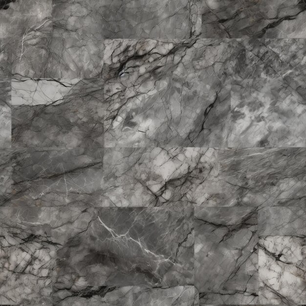 Foto superficie in marmo comune alta certificazione caratteristica struttura della superficie in marmo grigio modello senza cuciture ai generato