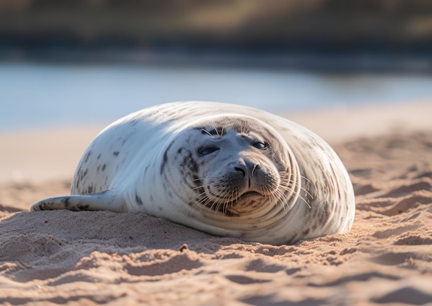 Foto sigillo comune o foca del porto