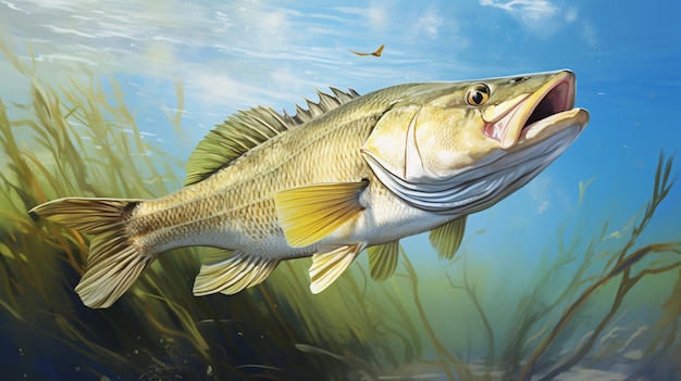 Common snook fish