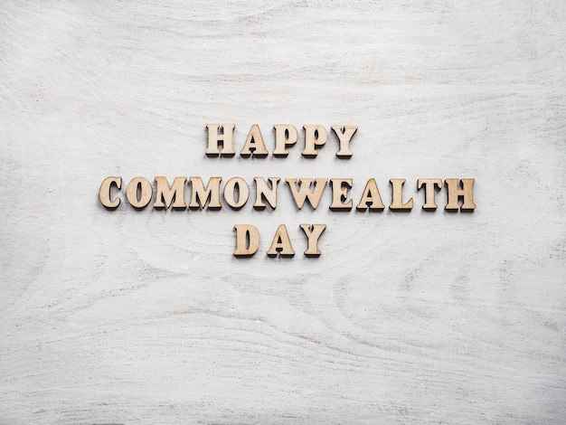 Commonwealth Day Isolated background