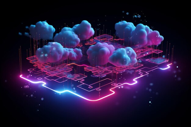 Communicatie computing opslag bedrijf cloud web technologie digitale server netwerken verbinden cyberspace concept