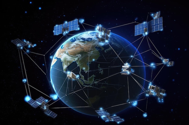 Communicatie tussen de enorme hoeveelheid satellieten Generatieve AI