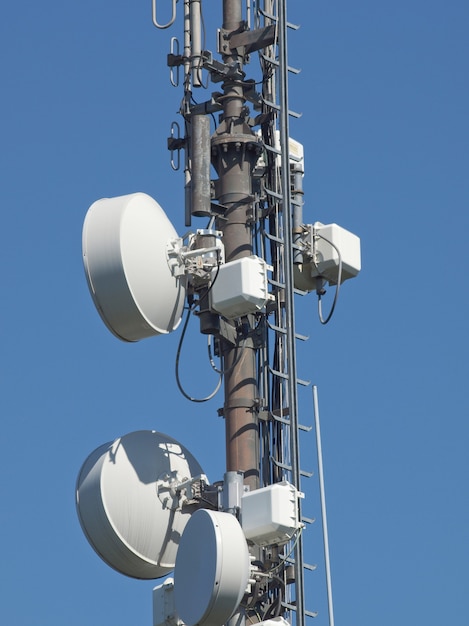 Communication tower antennas