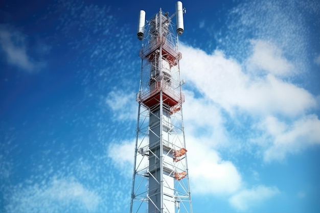 Communication tower design professional advertising photography