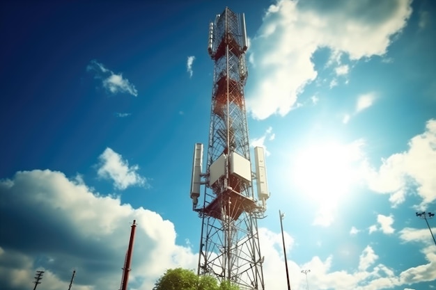 Communication Tower ontwerpt professionele reclamefotografie