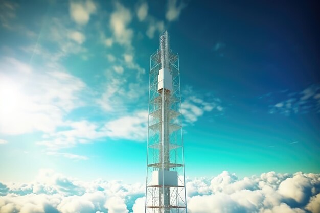 Communication Tower ontwerpt professionele reclamefotografie