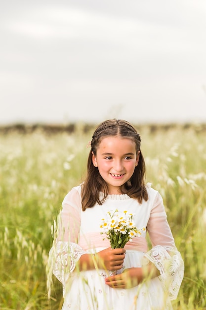 Communie meisje katholiek religie kind viering spaans vrouwelijk portret zomer en lente