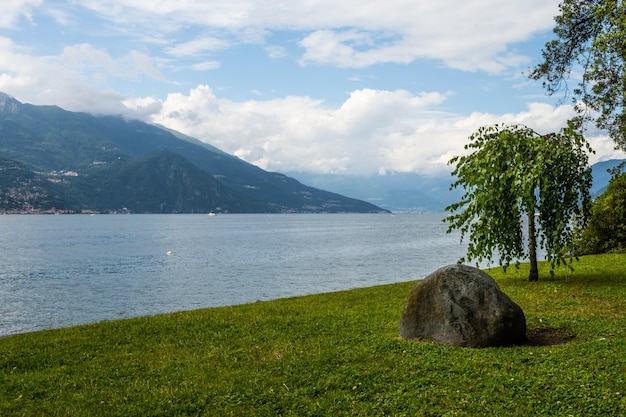 Como lake seen from Bellagio