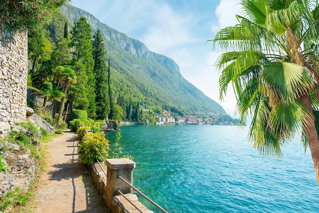 Como lake varenna lombardy alps