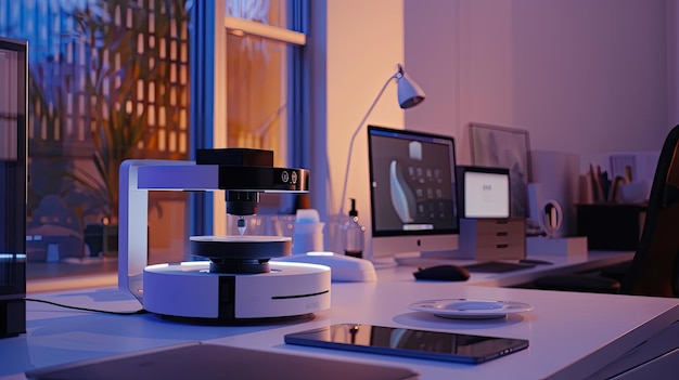 A compact 3D scanner captures objects for printing