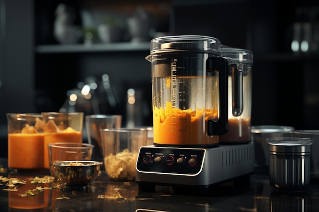 Premium AI Image | Compact and efficient immersion blenders for soups ...