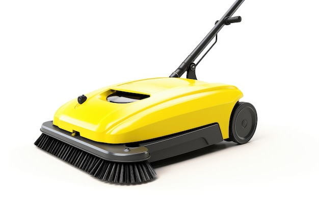 Photo compact handheld sweeper isolated on white background