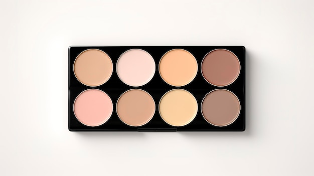 Foto compact make-up palette mockup