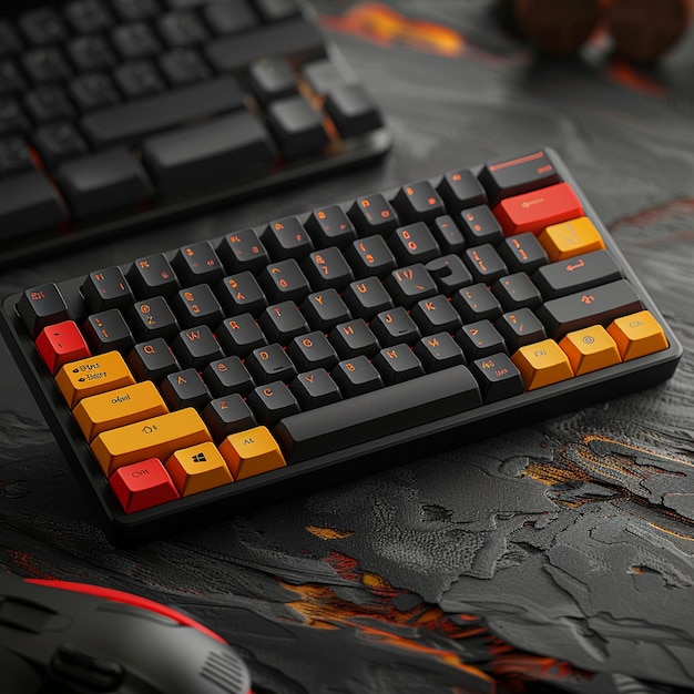 Compact Mechanical Keyboard Background