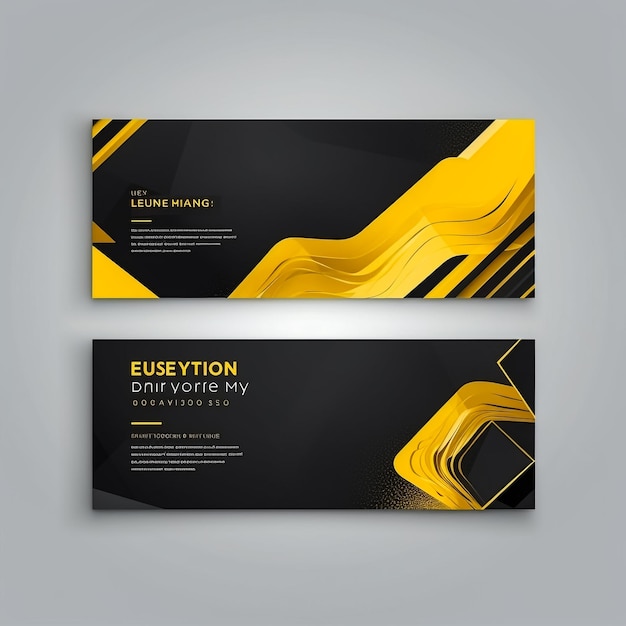 Company profile Company Profile yellow color shape template design