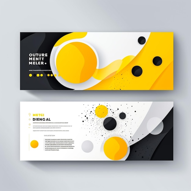 Photo company profile company profile yellow color shape template design