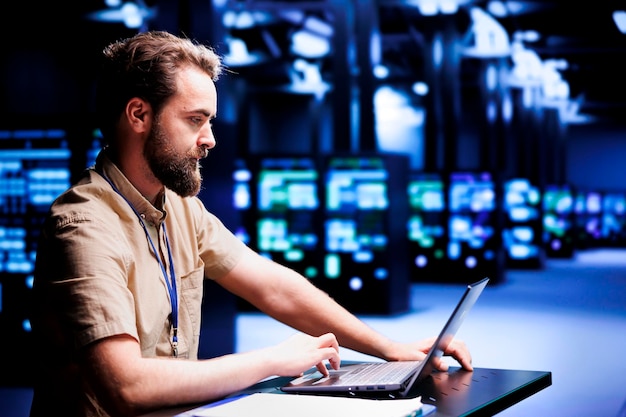 Company servers storing databases