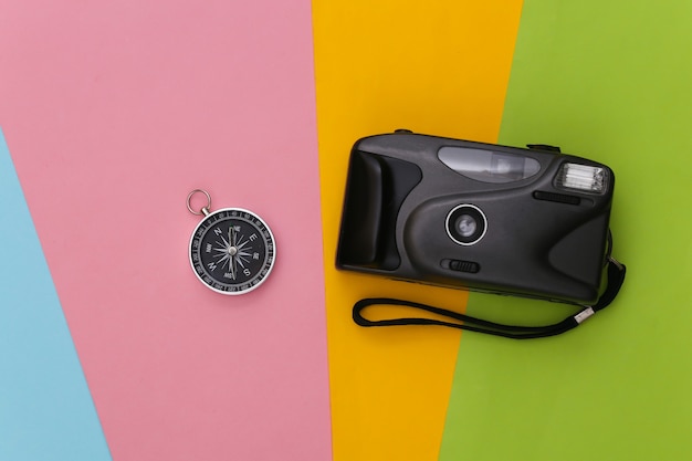 Compass and camera