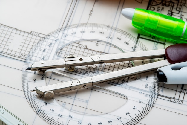 Photo compass and tools to design a new home project