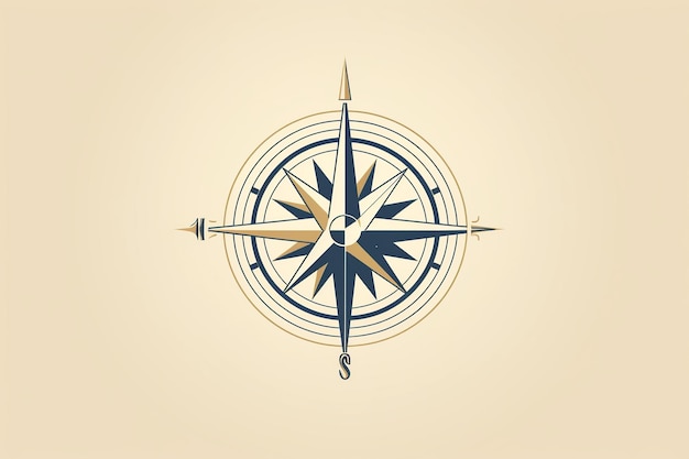 Photo compass for wealth minimalist compass graphic