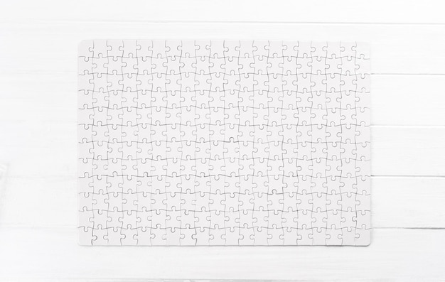 completed white puzzle