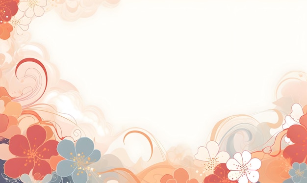 Complex background with pale details flat | Premium AI-generated image