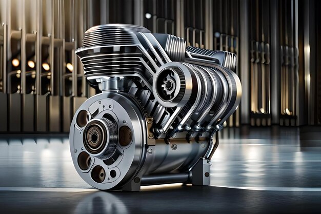 complex chrome turbine engine mechanical technology