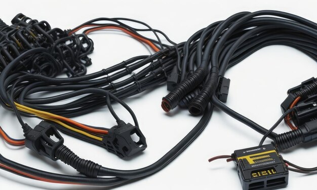 Complex wiring harness for the car building industry