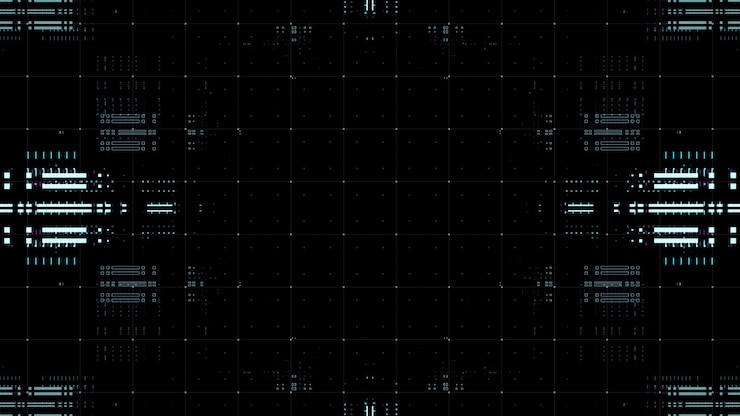Foto complexe technologie achtergrondillustratie. meerlagig renderen. samenvatting gegevensverwerking.