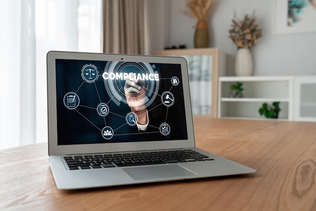 品質基準を満たすためのモダンなオンライン企業事業のコンプライアンスシステム