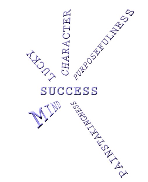 Photo components of success