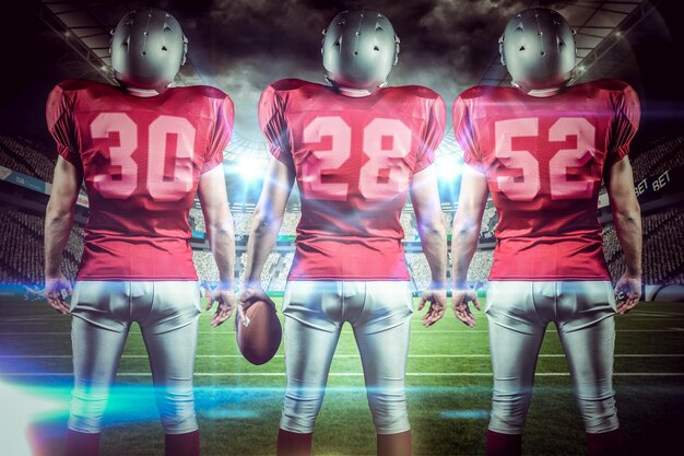 composite image of american football team