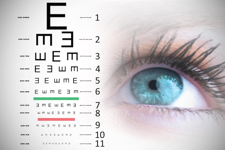 Photo composite image of blue eye