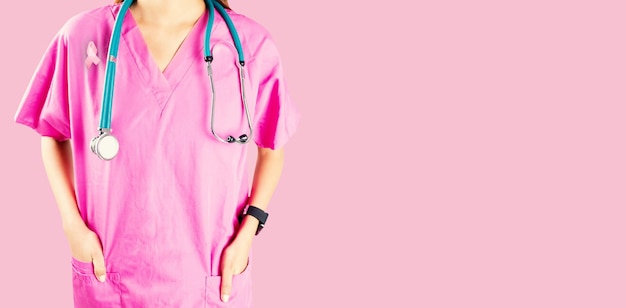 Composite image of mid section of nurse with stethoscope