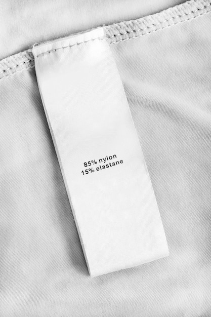 Composition clothes label