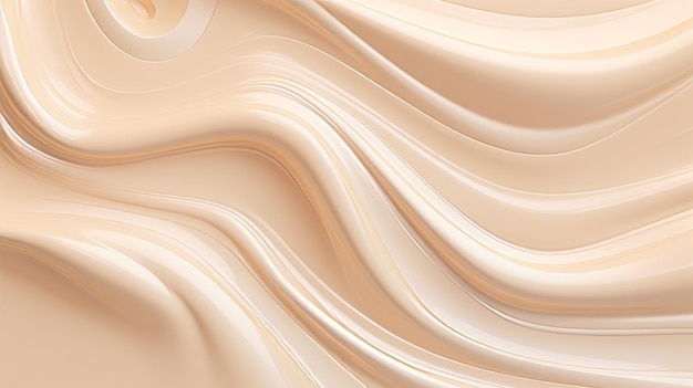 Composition of cream texture Abstract beige background with wavy lines