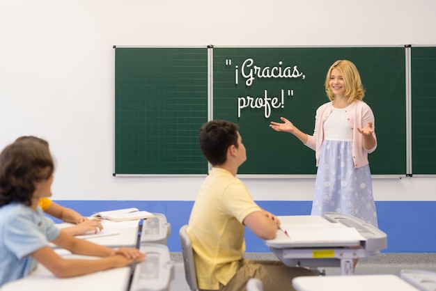 Фото Композиция для учителя испанского языка