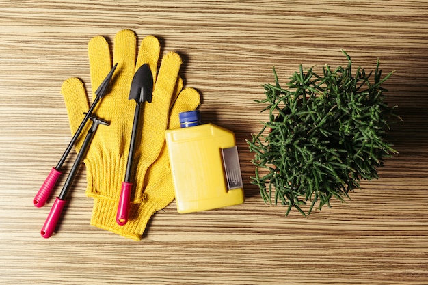 Composition of garden tools