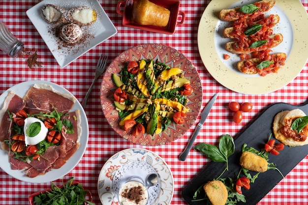 イタリア料理の構成