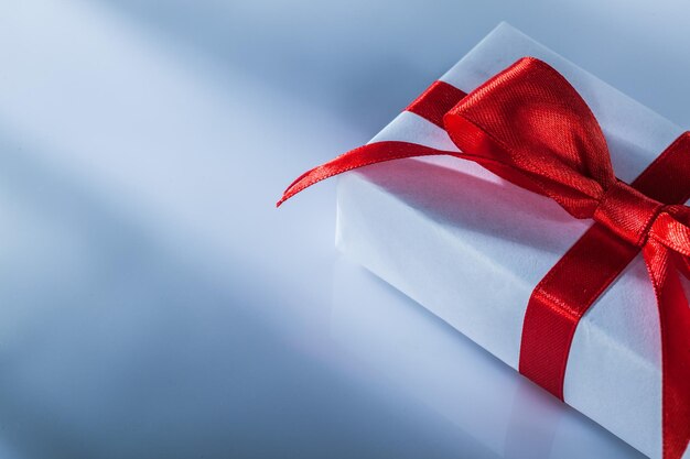 Composition of red present boxes on white background