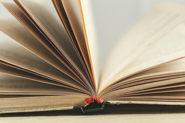 Composition with books on the table