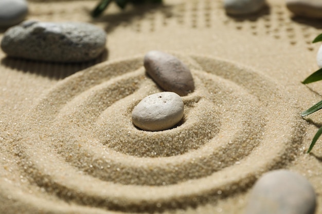 Композиция для концепции Zen Relaxation Harmony and Balance