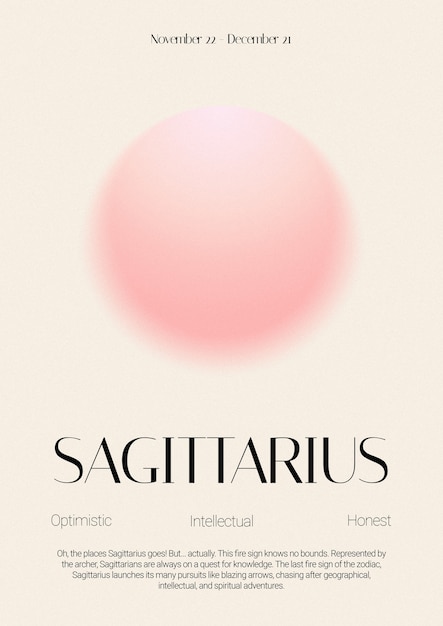 Photo composition for zodiac sign with gradient sphere