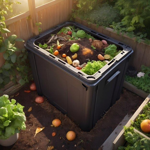 Photo composting