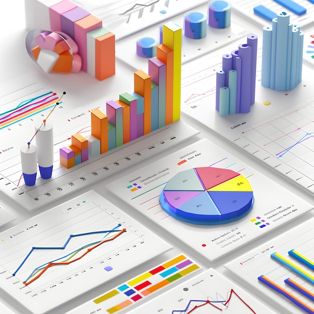 Comprehensive Data Analytics Visuals Bar Graphs Pie Charts and Line ...