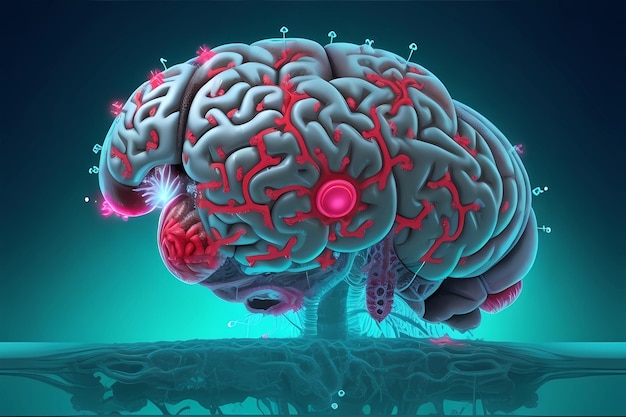 人間の脳の解剖学的神経回路とシナプス伝達の包括的な探求