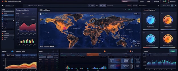 Photo a comprehensive seo reporting dashboard background